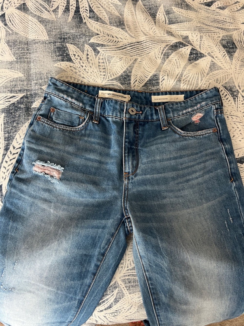 Anthropologie Pilcro and the letterpress jeans, slim boyfriend, size 28 denim